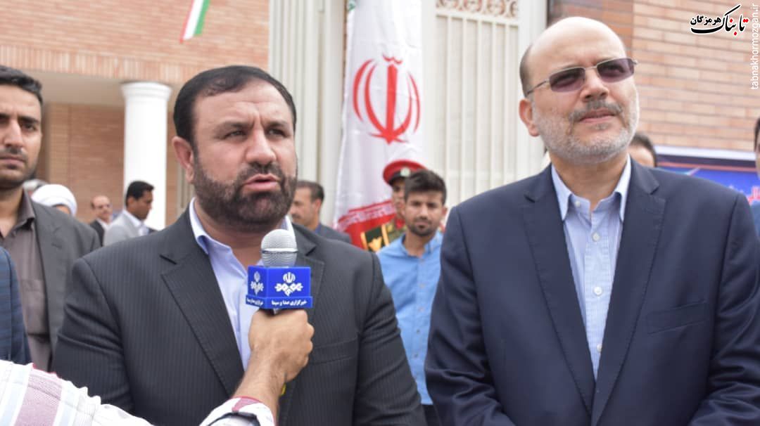 افتتاح دادگستری ابوموسی با حضور رئیس کل دادگستری استان هرمزگان