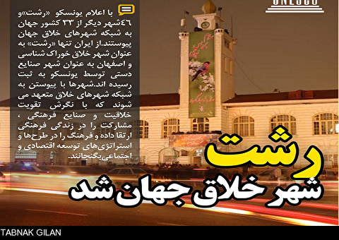 بودن یا نبودن رشت در یونسکو؛ سهم مشارکت شورای شهر رشت در جذب منابع ملی و بخش خصوصی برای شهر خلاق رشت تا چه میزان بوده است!؟