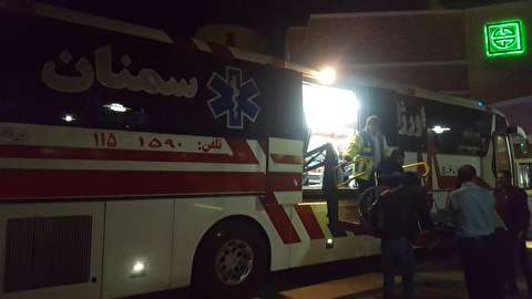 گردنه حادثه خیز دامغان به سمنان باز هم کشته گرفت/ دو کشته و 40 مصدوم/ بیمارستان کوثر سمنان میزبان مصدومان شد