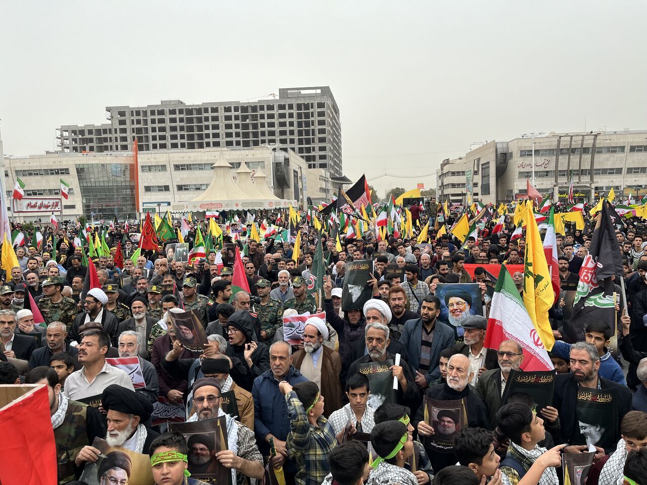 مشهدیها جنایات رژیم صهیونیستی در فلسطین و لبنان را محکوم کردند