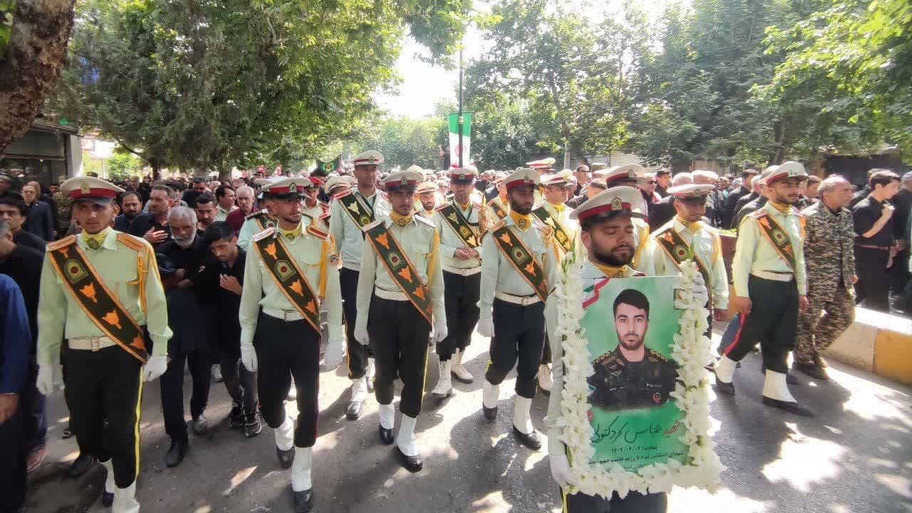 پیکر مطهر شهید