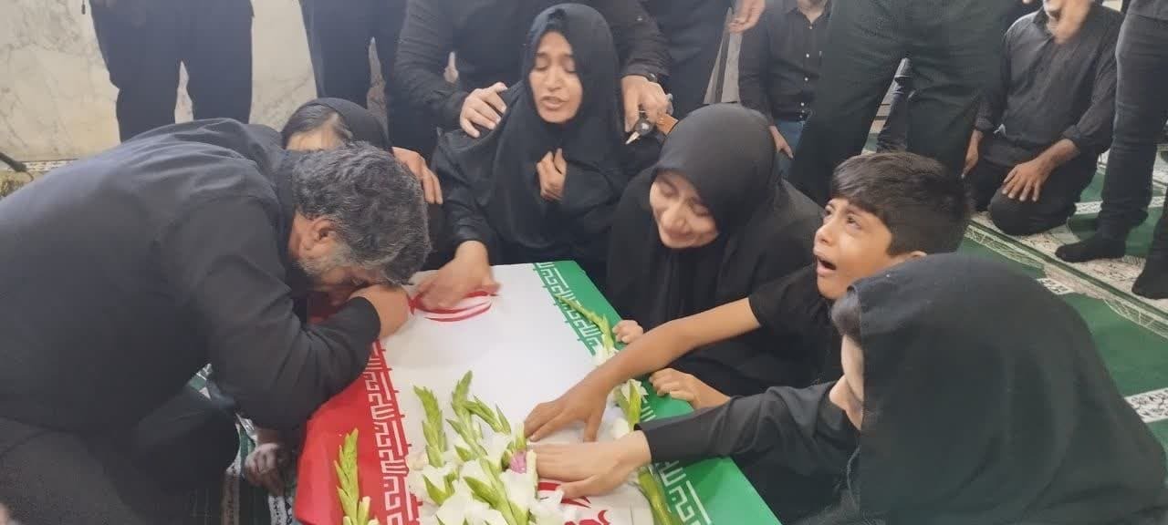 پیکر شهید امنیت «حسن تولی» در گالیکش تشییع شد