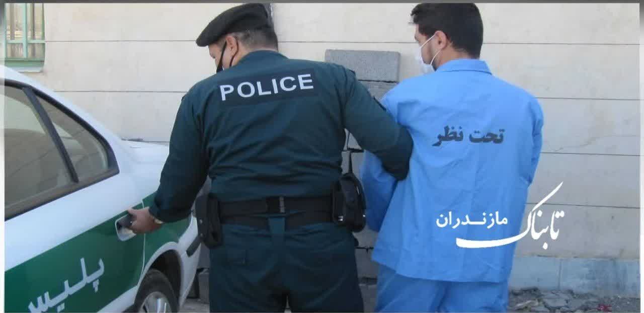 دستگيری سارق سيم و کابل برق در بهشهر